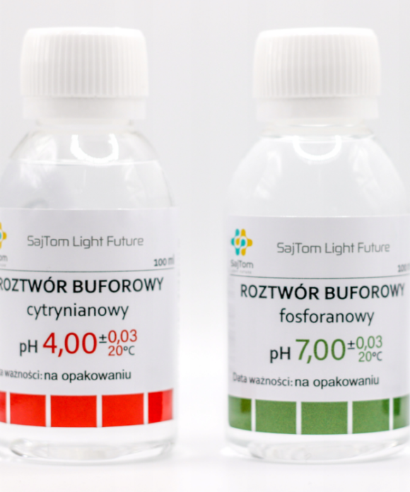 Bufory roztwory kalibracji sondy pH zestaw 4 7