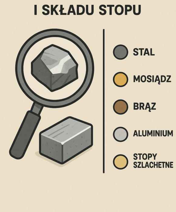 Identyfikacja stopów metali EDXRF